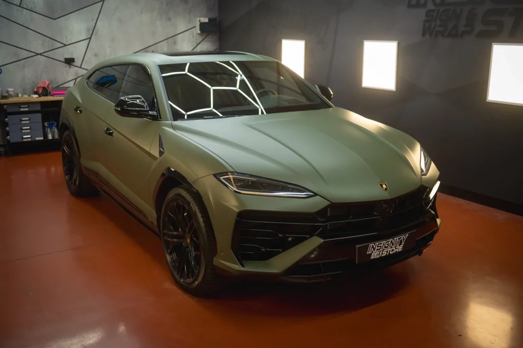 Lamborghini Urus- professionele carwrapping in Limburg